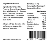 Ginger Peanut Gelato 薑汁花生雪糕