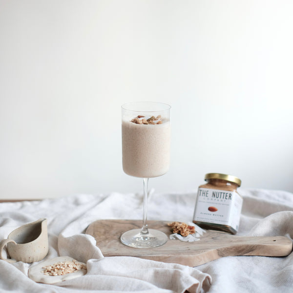 NUT BUTTER SMOOTHIE (WITHOUT FRUITS) 果仁醬奶昔