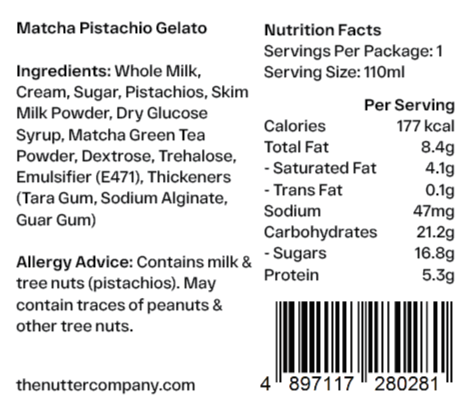 Matcha Pistachio Gelato 抹茶開心果雪糕