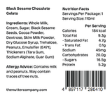 Black Sesame Chocolate Gelato 黑芝麻朱古力雪糕